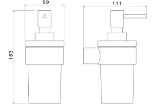 Дозатор Aquatek Лира AQ4405CR хром